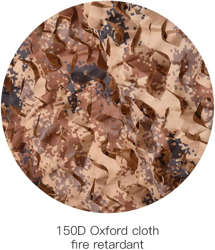 HYOUT Camo Netting Camouflage Net Bulk Roll for Hunting Blinds Ghillie Sunshade, Camping, Military Party Decoration