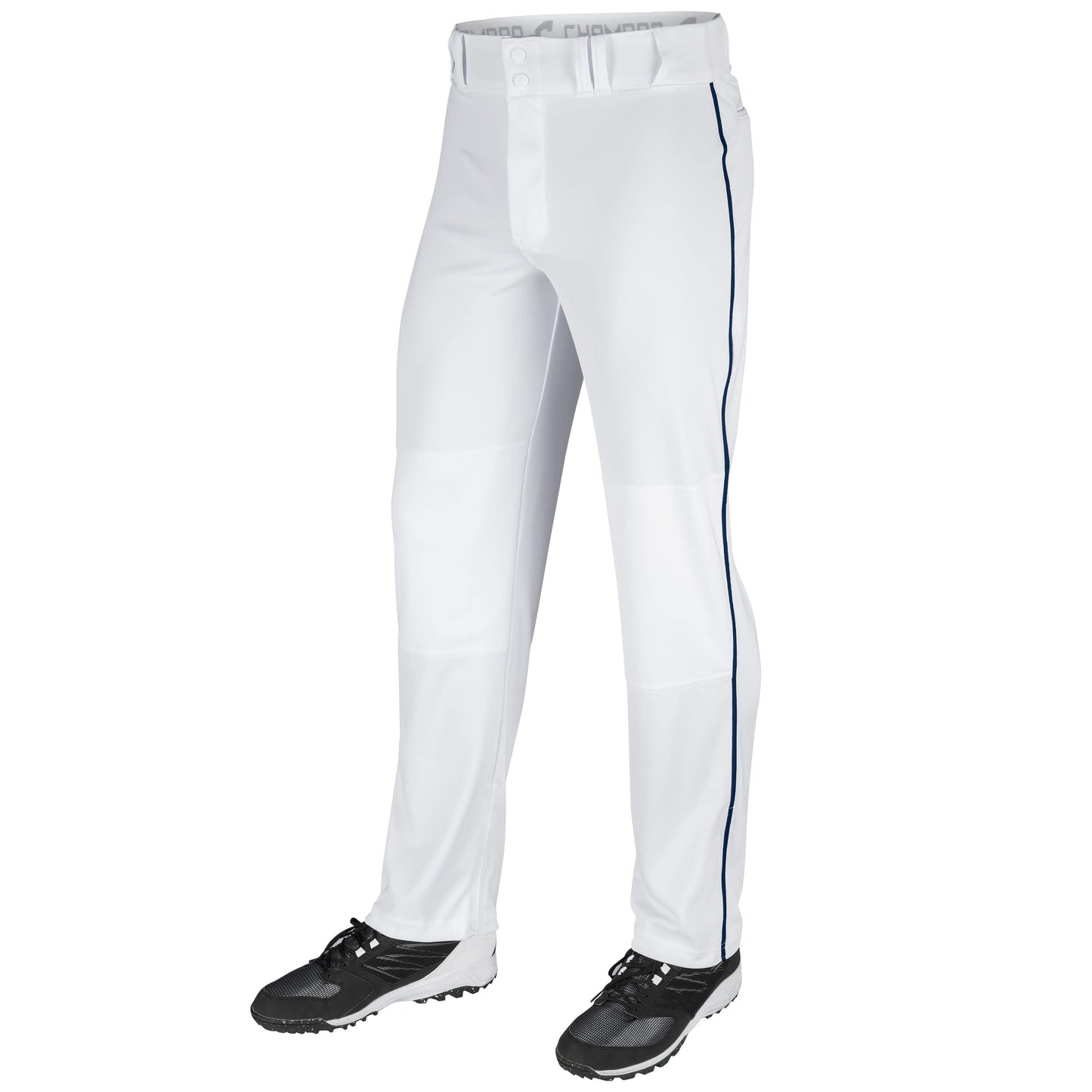 Champro Triple Crown OB Open-Bottom Baseball Pants with Side-Piping Braid, Adjustable Inseam, and Reinforced Sliding Areas