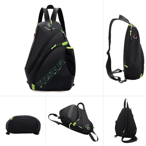 Waterproof Travel Backpack Shoulder Bag Sling Bag for Men Women, Multi-functional Casual Adjustable Crossbody Bag Hiking Travel Daypack Chest Bag