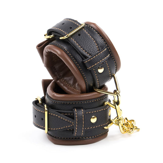 Ankle Kickback Strap with Leg Cuffs for Bands for Wrist Cuffs Ankle Cuffs Combo Leather Connector Set Pu Leather Sports Exercise Fitness Training Kit