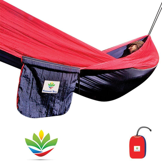 Hammock Bliss Single - Camping Hammock - Camping Essentials, Portable Hammock - The Longest Single Hammock On Earth for Outside, Hiking, and Travel