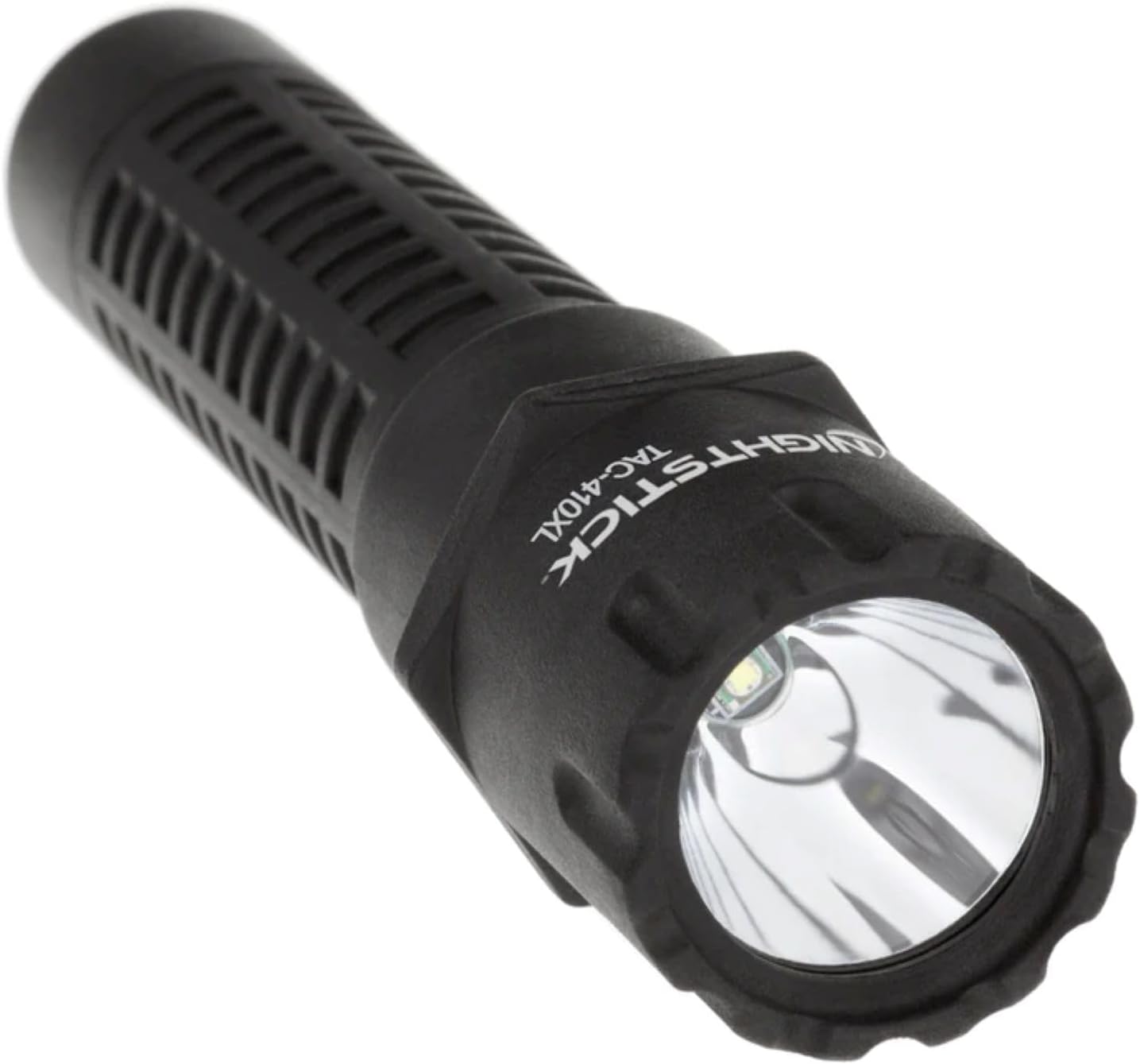Nightstick TAC-410XL Rechargeable Tactical Flashlight - 6.25-Inch, 410 Lumens, Black
