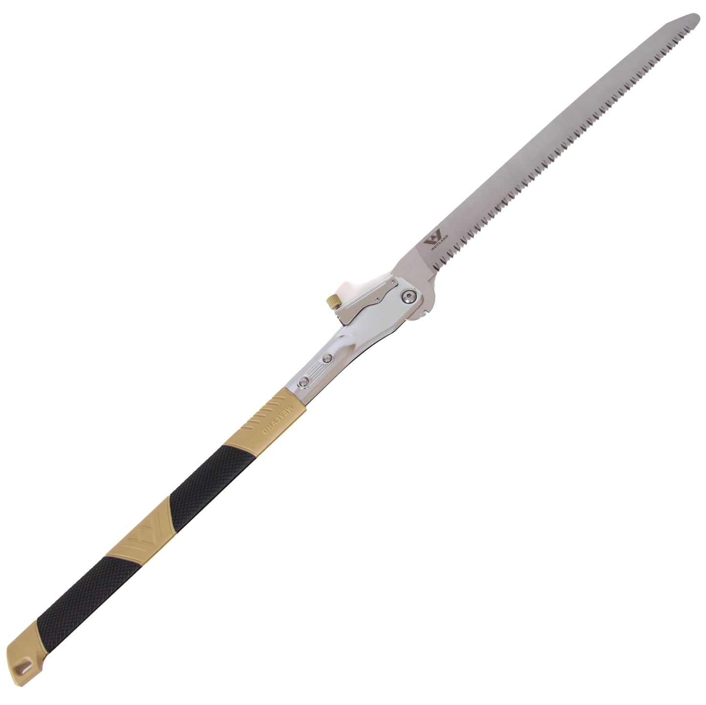 WEYLAND 20" Folding Hand Saw: 500 mm Large Foldable Blade for Bushcraft Backpacking and Survival - Big Silky Smooth Tool for Cutting Trees Logs Pruning Branches Bushcrafting Camping and Backpacking