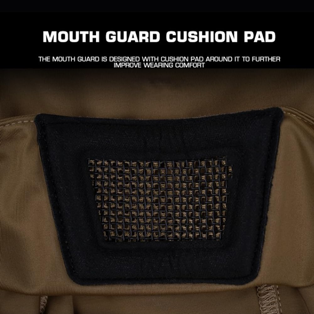 Full Face Mask Balaclava, Tactical Mask Hood Headgear,Combine with Helmet/Airsoft Mask