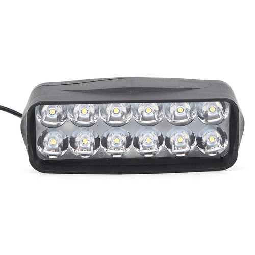 Electro Tricycle Conversion LED Light, Universal 12LED Light Good Brightness 12V-80V Electro Tricycle LED Strong Light Tricycle Conversion Lamp for Motorcycles Electric Bike, 4.5x1.7x1.8in