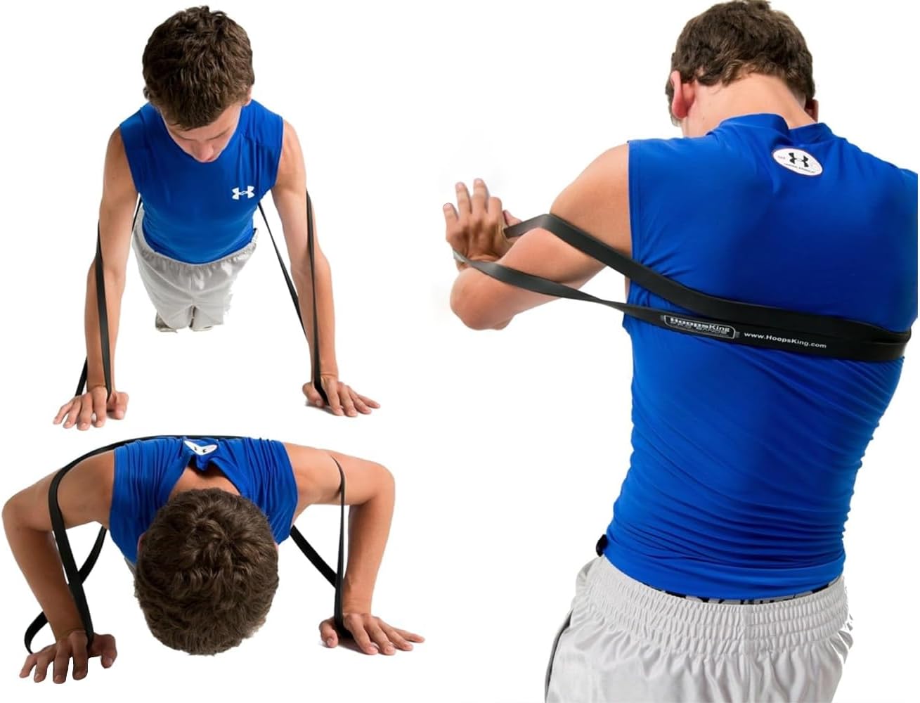 P.R.O. Bands for Basketball Resistance Bands Training (SINGLE Band - 4 Levels to Choose From | Perfect For Improving Dribble Explosiveness, Vertical Jump, Lateral Quickness, Stretching, Strength Train