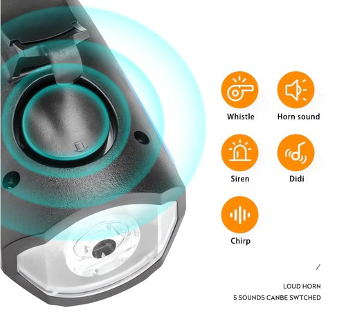 Bike Light, High Lumens Super Bright Bicycle Light, 5+3 Modes USB Rechargeable Bike Headlight & Tail Light Set, Waterproof Safety Bike Front & Rear Light for Road, Mountain, Night Riding