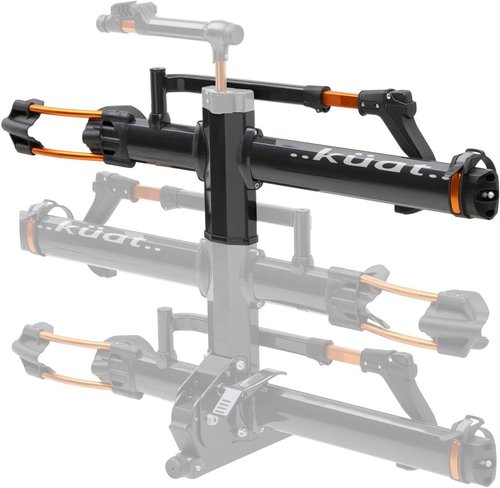 KUAT NV Add-On 2.0-2" - +2-Bike Rack | Increases The 2" NV 2.0 to a 4-Bike Hitch Rack | Rugged All-Metal Construction | E-Bike Compatible | Easy Installation | Black Metallic (NA22B)