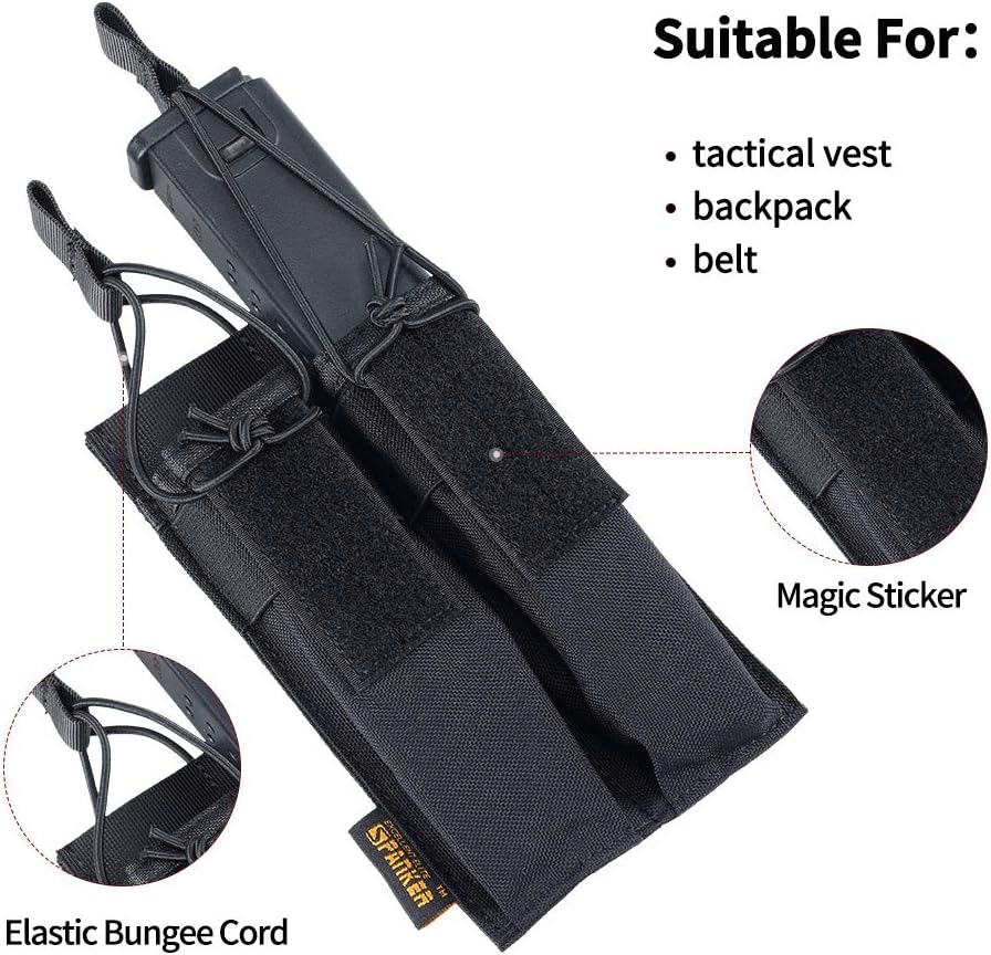 EXCELLENT ELITE SPANKER Open Top Single/Double/Triple Kriss Mag Pouch Tactical Molle MP7 Magazine Pouch