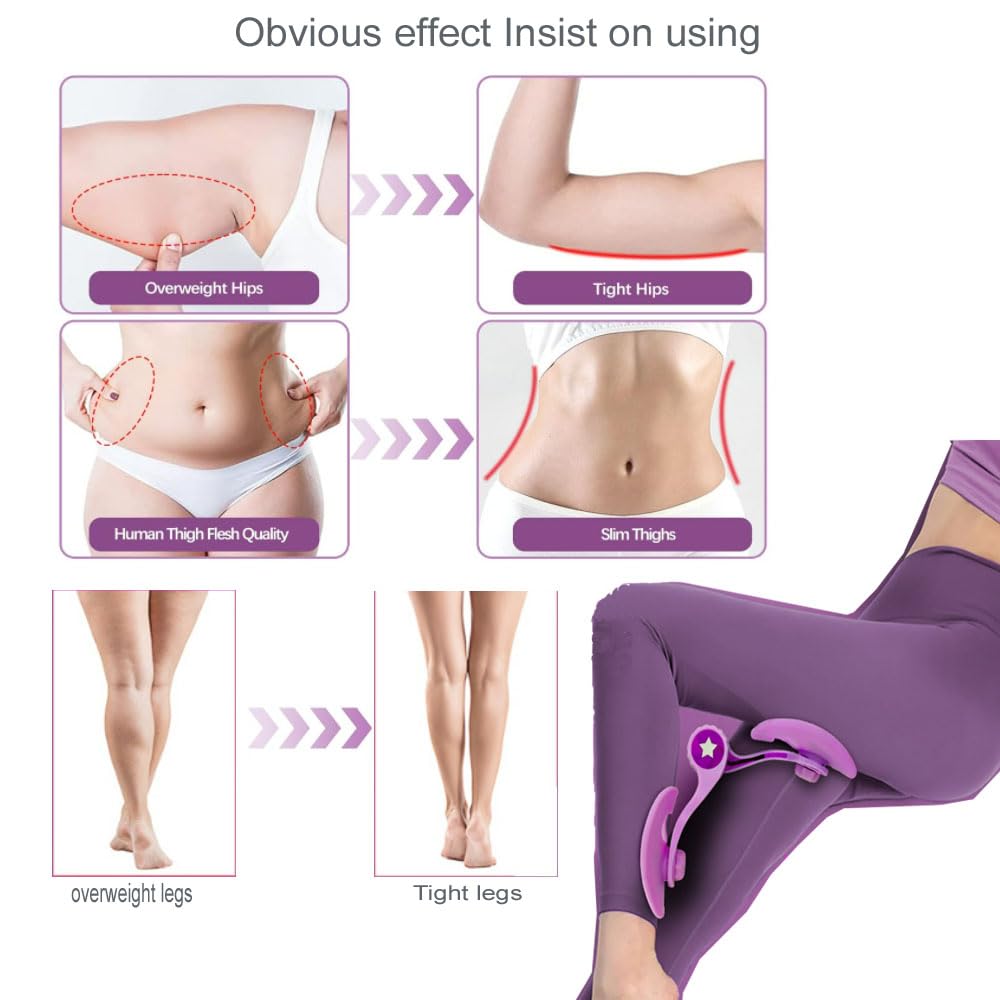 AGGICE Thigh Master Hip Trainer, Kegel Exerciser, Pelvic Floor Trainer for Post Partum Rehabilitation- Inner Thigh Trimmer, Thigh Toner Workouts
