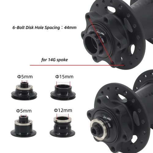 rningo Bike Hubs, 32 Holes 6 Claws Lightweight Aluminum Alloy Quick Release/Thru Axle MTB/Road Hub, 8-12 Speed Mountain Bike Disc Brake Hubs HG (Purple