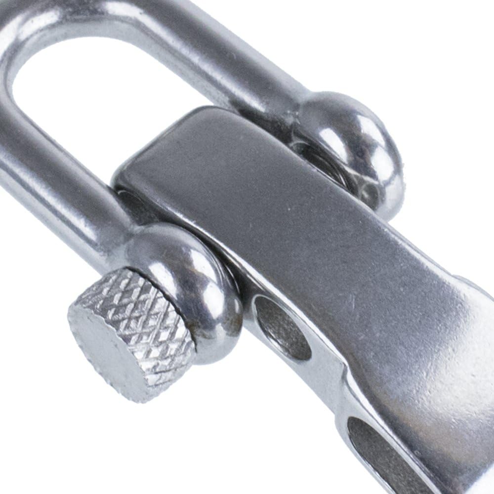 Paracord Planet Stainless Steel and Alloy B-Shackles, D-Shackles, O-Shackles, & U-Shackles for Paracord Survival Bracelets (Pack and Single Sizes)