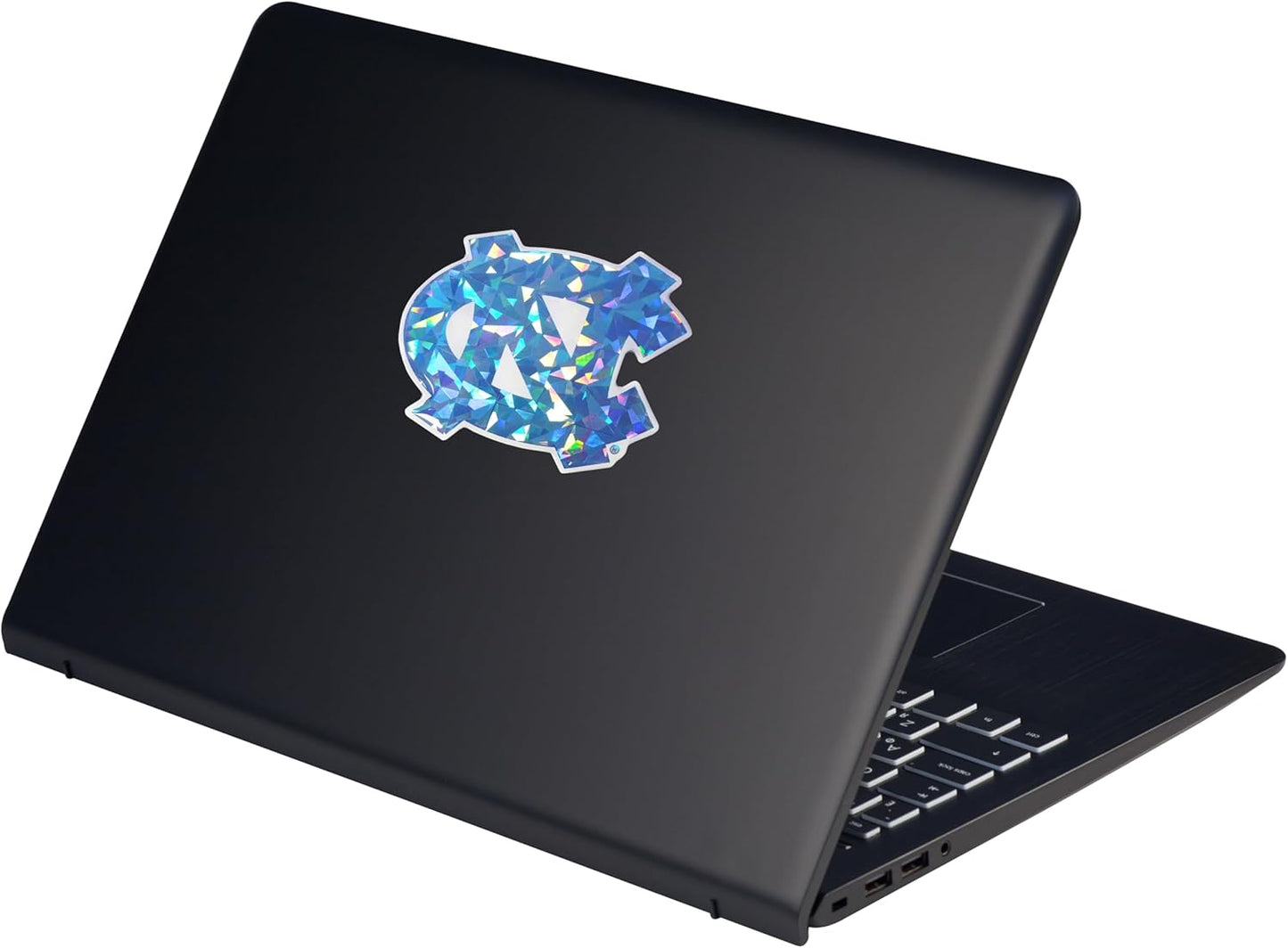 UNC North Carolina Blue Reflective Decal | Premium 3D All-Weather Sticker for Car, Laptop, Water Bottle & More | Officially Licensed, Made in USA