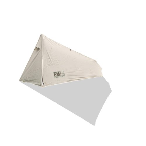 VIAM Outdoors | Pintler 1 PersonTrekking Pole Tent | Lightweight Ultralight Backpacking Hiking Camping Hunting Fishing Shelter | with Integrated Tub Floor, Guy Lines & Stakes