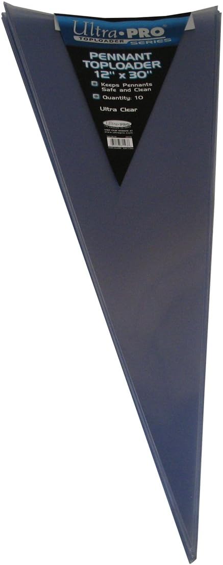 Ultra Pro 12" X 30" Pennant Toploader 10ct