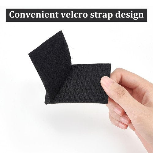 WEBEEDY 4PCS Reflective Safety Patches Hook and Loop Fastener Safety Patches for Vest Backpack Night Sportsperson, Worker, Hiker, Dog Vest, Firefighter Rescue Police, 2 Sizes