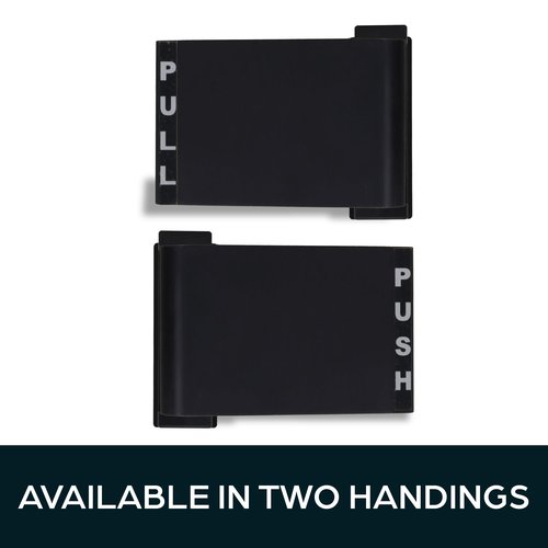 Summit DOORWARE Push Paddle Handle for Adams Rite Storefront Doors | High Grade Replacement Part for Adams Rite 4590 | Duronotic Finish - Left Handed