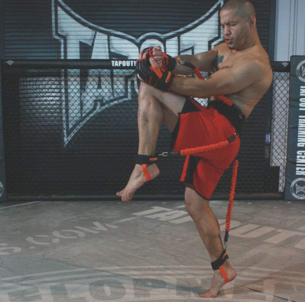 Speed and Agility Resistance Bands Trainer for Vertical Jump Squat Boxing MMA Taekwondo Karate Bounce Softball Basketball Volleyball Football Training