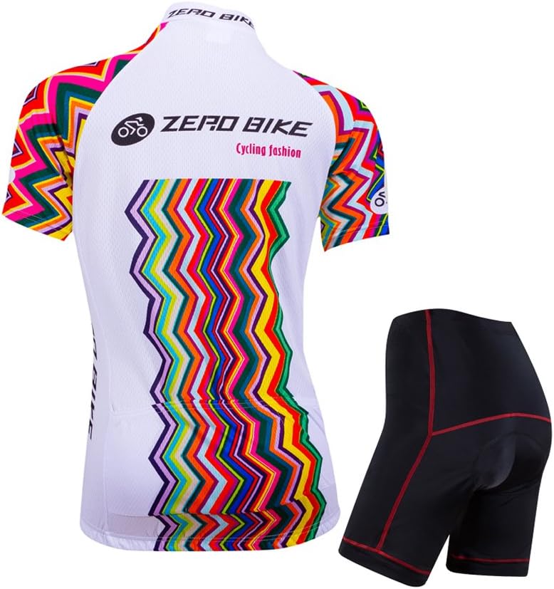 ZEROBIKE® Women's Short Sleeve Cycling Jersey Jacket Cycling Shirt Quick Dry Breathable Mountain Clothing Bike Top