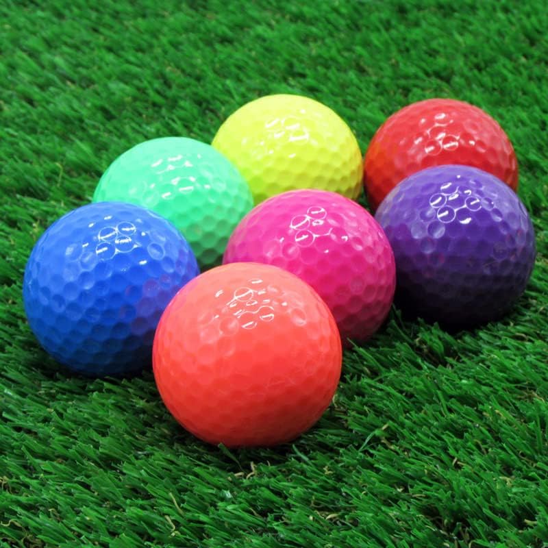 Colored Golf Balls 8-Pack Practice Mini Balls for Golf Training & Fun
