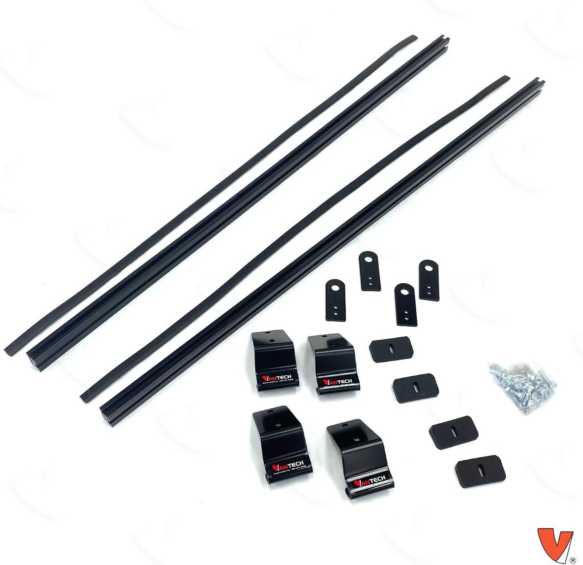 2 Bar Rack System for The Transit Connect 2014-On Black