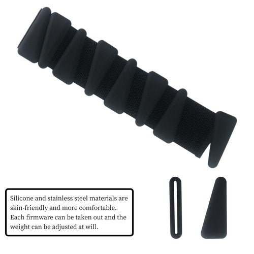 Wrist Weights set for Women, 2 sets of 1 lb each, Silicone Ankle & Wrist Weights for Women & Men, Adjustable Weight fit for Yoga, Dance,Hiking, Jogging,Pilates, Aerobic Exercise and Strength Exercise