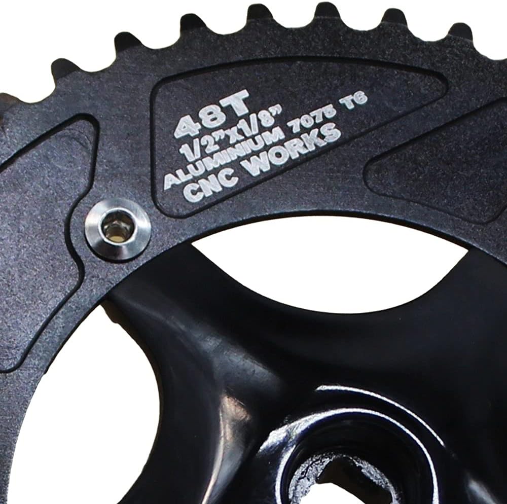 48T Single Speed Road Bike Track Fixie Crankset 170mm 130BCD 5 Armcrank