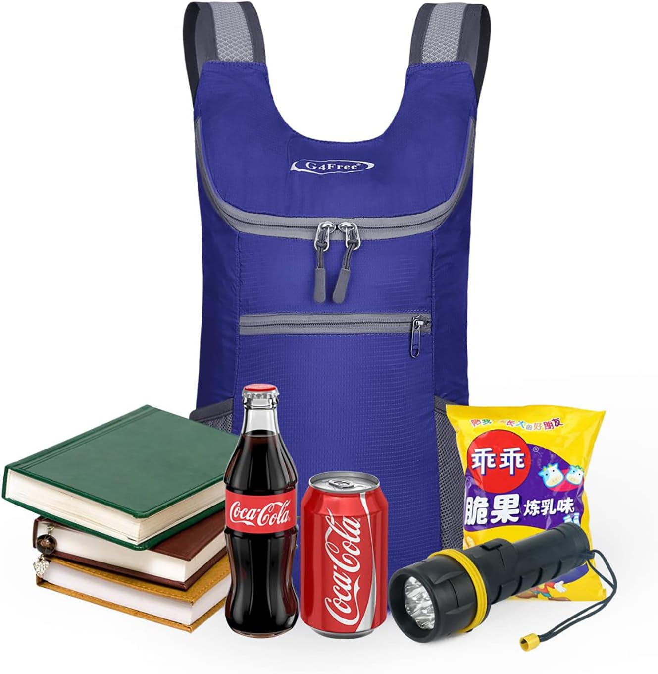 G4Free Lightweight Packable Hiking Backpack for Men Women Small Hiking Daypacks Foldable Shoulder Pack Casual Outdoor Bag 11L