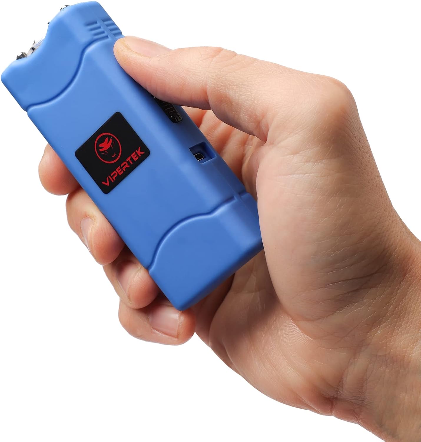 VIPERTEK VTS-881 Micro Stun Gun for Self Defense Rechargeable with LED Flashlight