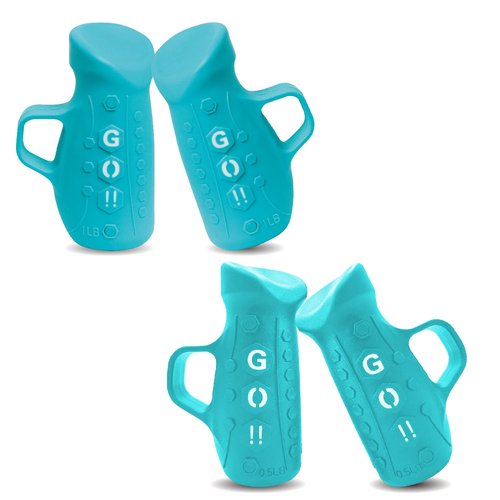 Running Weights for Jogging Walking, Fitness Yaga Hand Weights Dumbbells Set for Body Sculpting & Toning - Maximize Your Calorie Burn (Blue)