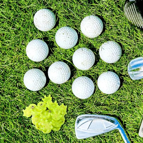 Golf Shoe Spikes Replacement Set with Wrench - Green, 50 Pieces
