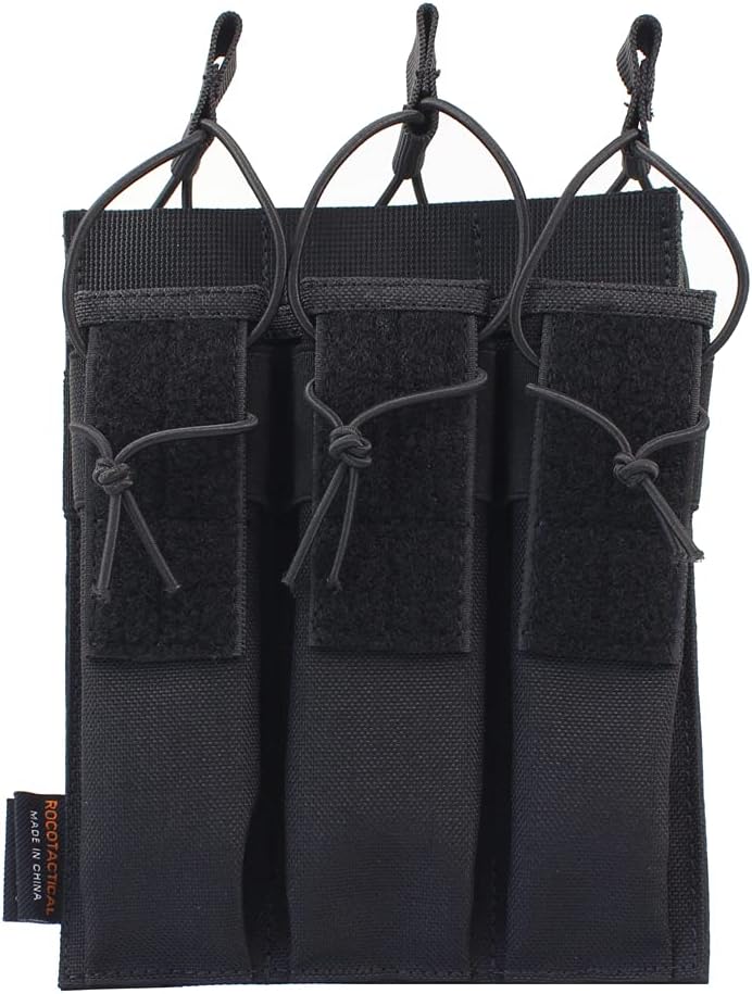 Tactical Molle Magazine Pouch, Kriss Tactical Pistol Triple Mag Pouch, Multi-use
