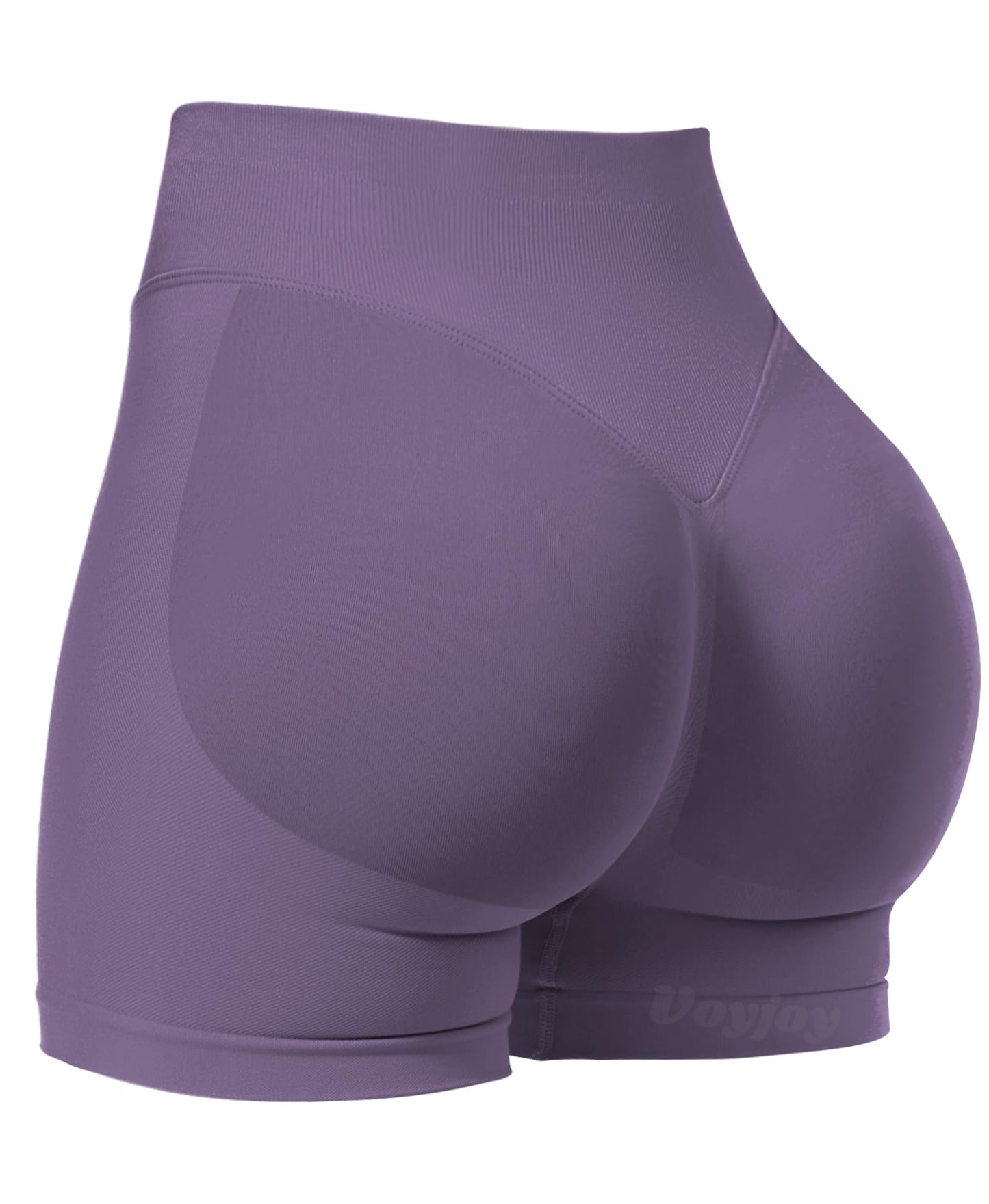 VOYJOY Women Workout Impact Shorts 2.5"/ 3.6"/ 4.5"/ 6" Scrunch Butt Lifting Gym Seamless Booty Biker Shorts