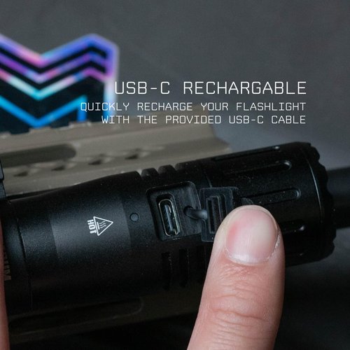 Monstrum ArcSaber 2400 Lumens Weapon Light with Remote Pressure Switch | Picatinny Mount