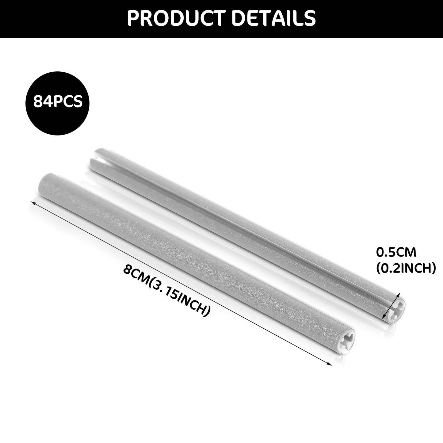 84 PCS Reflective Spoke Covers, Bike Spoke Reflector Bicycle Spokes Skins Wraps Bike Wheel Reflector Tube Spokes Covers Wheel Decoration Reflectors for Road Mountain Bicycle Motorcycle Dirt