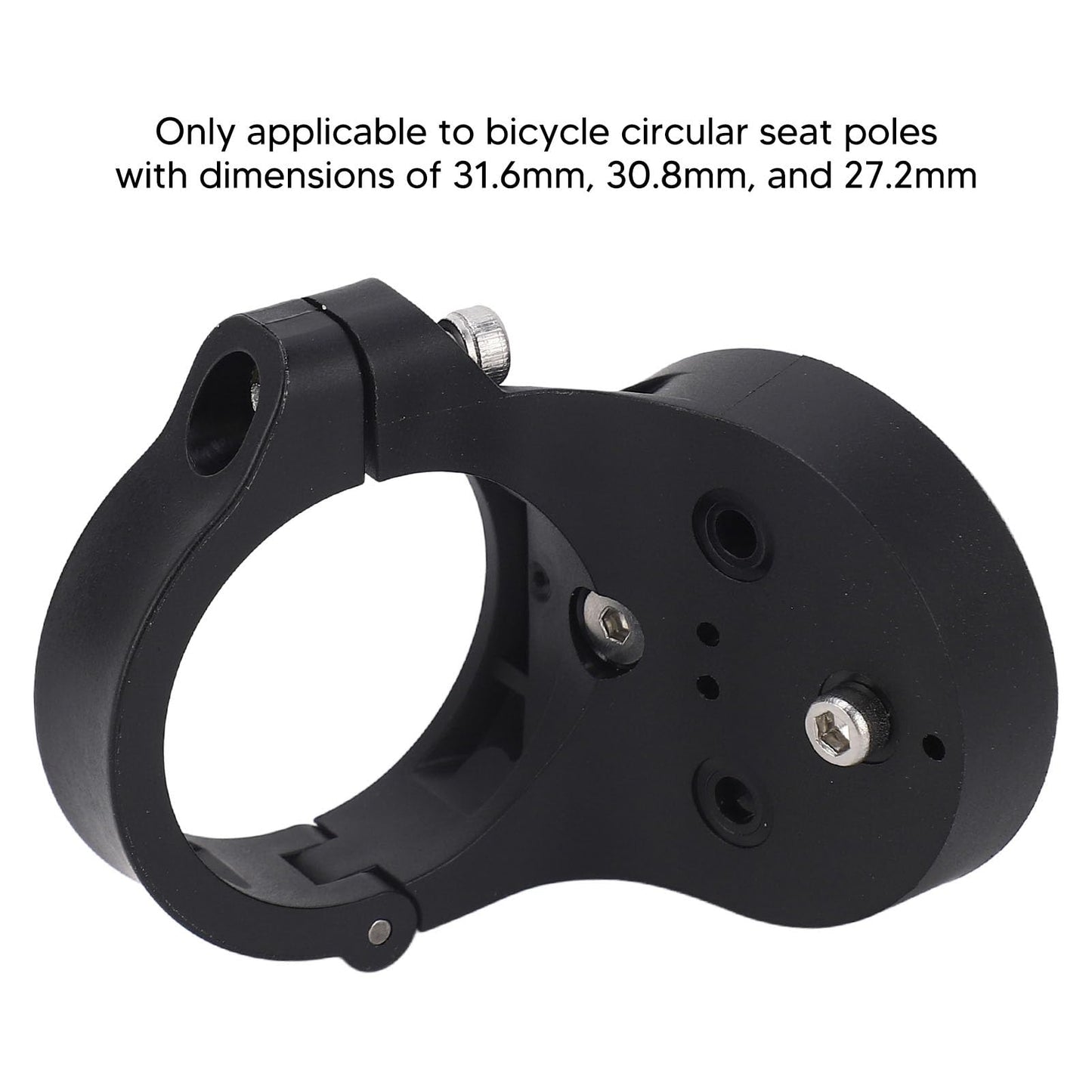 Alomejor Nylon Tail Light Bracket, Magene Tail Light Mount for 31.6mm, 30.8mm, and 27.2mm Seatposts