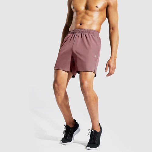 Haimont Men's 5 inch Running Shorts Lightweight Quick Dry Workout Shorts Pocket for Athletic Gym Exercise Plum, M