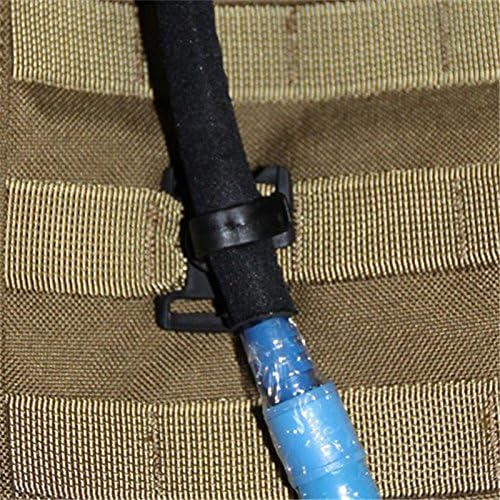 360°Rotatable Tube Clamp Hose Clip Fixture for Hydration Backpack(Pack of 2pcs)