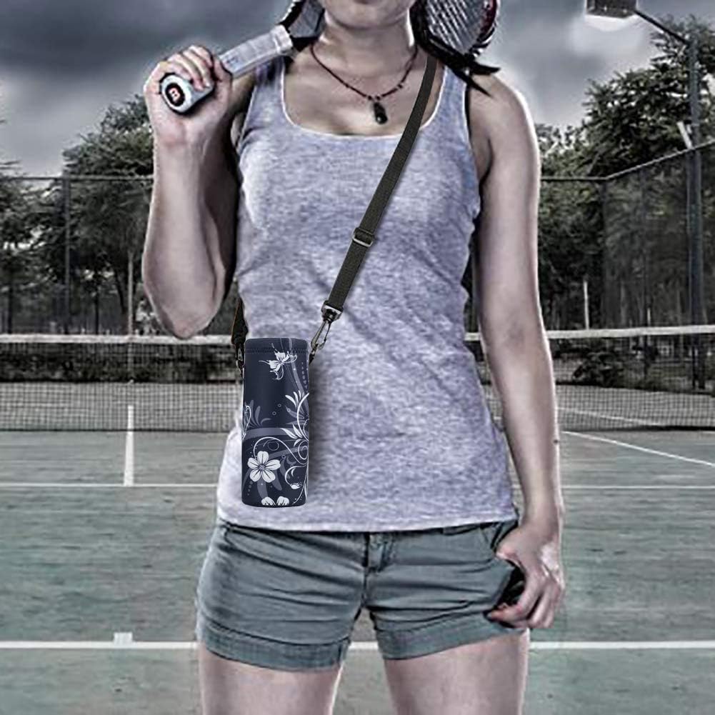 AUPET Water Bottle Carrier,Insulated Neoprene Water bottle Holder Bag Case Pouch Cover 1000ML or 750ML,Adjustable Shoulder Strap, Great for Stainless Steel and Plastic Bottles