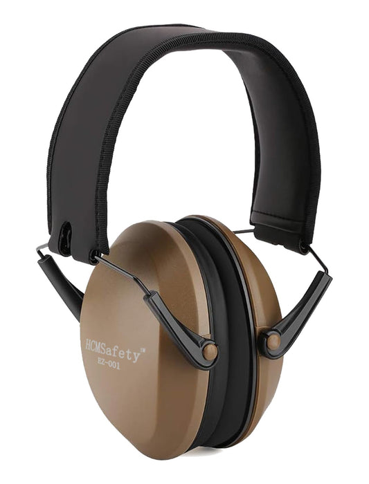 HCMSafety Professional Noise-Cancelling Earmuffs, 22dB Noise Reduction, Portable Foldable Design,Lighter Weight Noise Reduction Earmuffs,Easy to store and carry,ear muffs for noise reduction