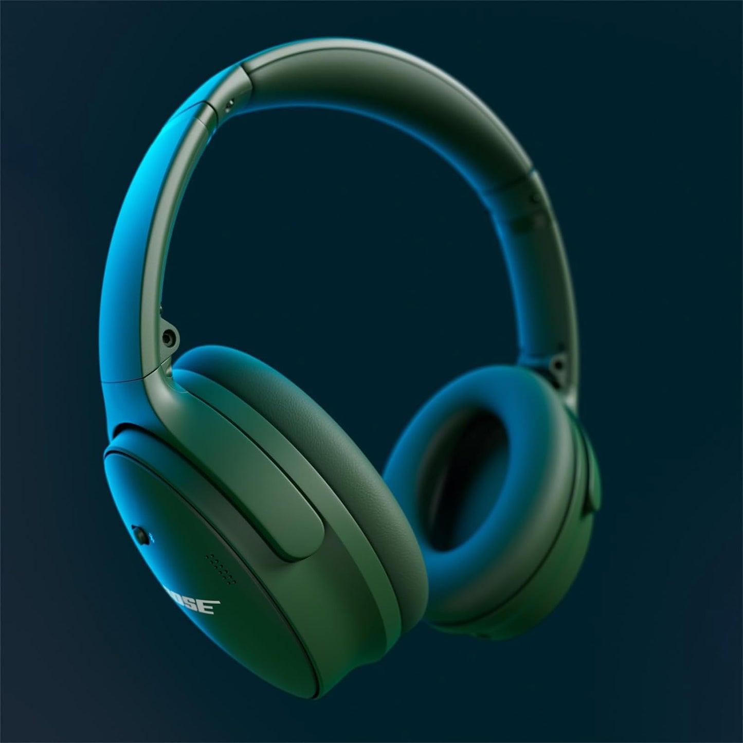 Bose QuietComfort Bluetooth Headphones, Wireless Headphones with Active Over Ear Noise Cancelling and Mic, Deep Bass, Up to 24 Hours of Playtime, Sandstone