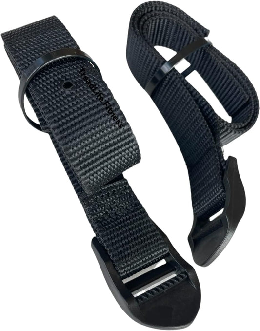 TreadLife Fitness Rowing Machine Replacement Foot Straps for Concept 2 Rower | 1 or 2 Pack