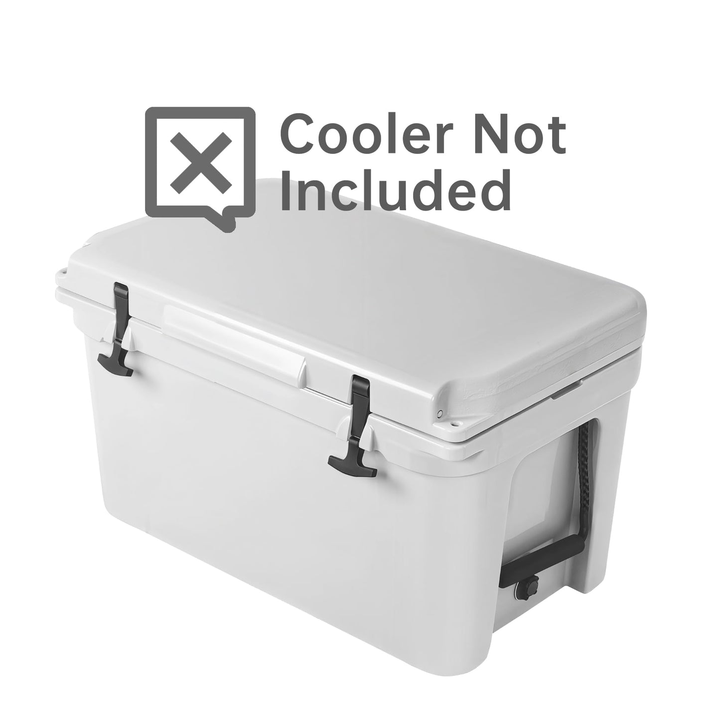 Hjdeck Cooler Pad for RTIC 32 Quart Seat Cushion Soft Self-Ahesive Cooler Pad Accessory - Dark Brown