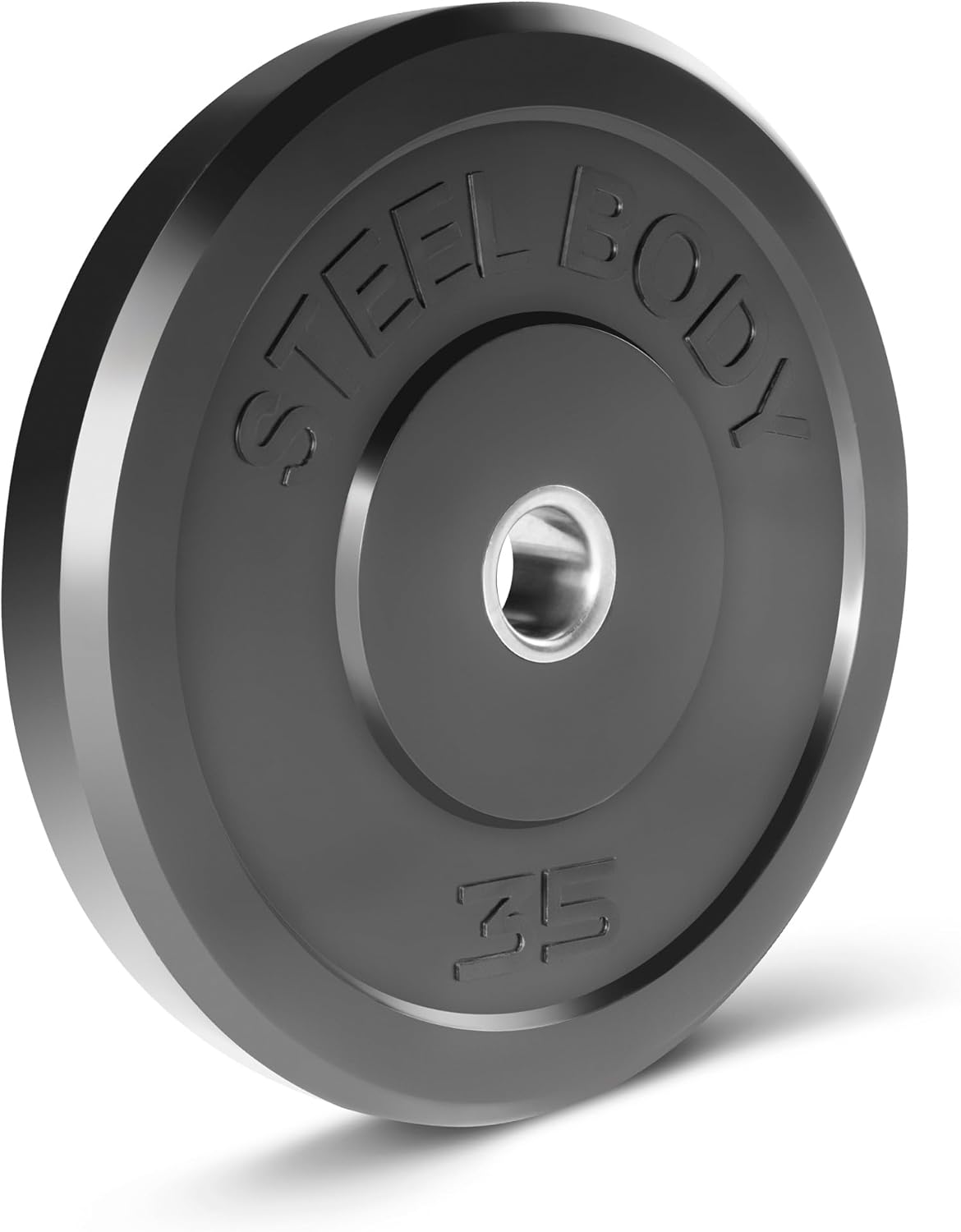 Olympic Rubber Bumper Weight Plates - 10 lb, 25 lb, 35 lb, 45 lb for Strength Training