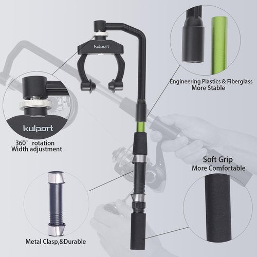 Kulport Fishing Line Spooler, Adjustable line Winder,No Line Twist, Portable for Casting & Spinning and Trolling Reel