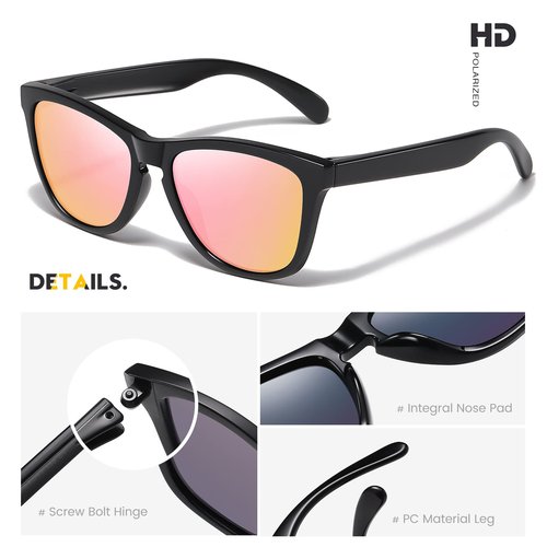 ELITERA Sunglasses Men/Women Polarized Sunglasses for Mens Womens Retro Mirror Lens for Driving Fishing UV400 Protection