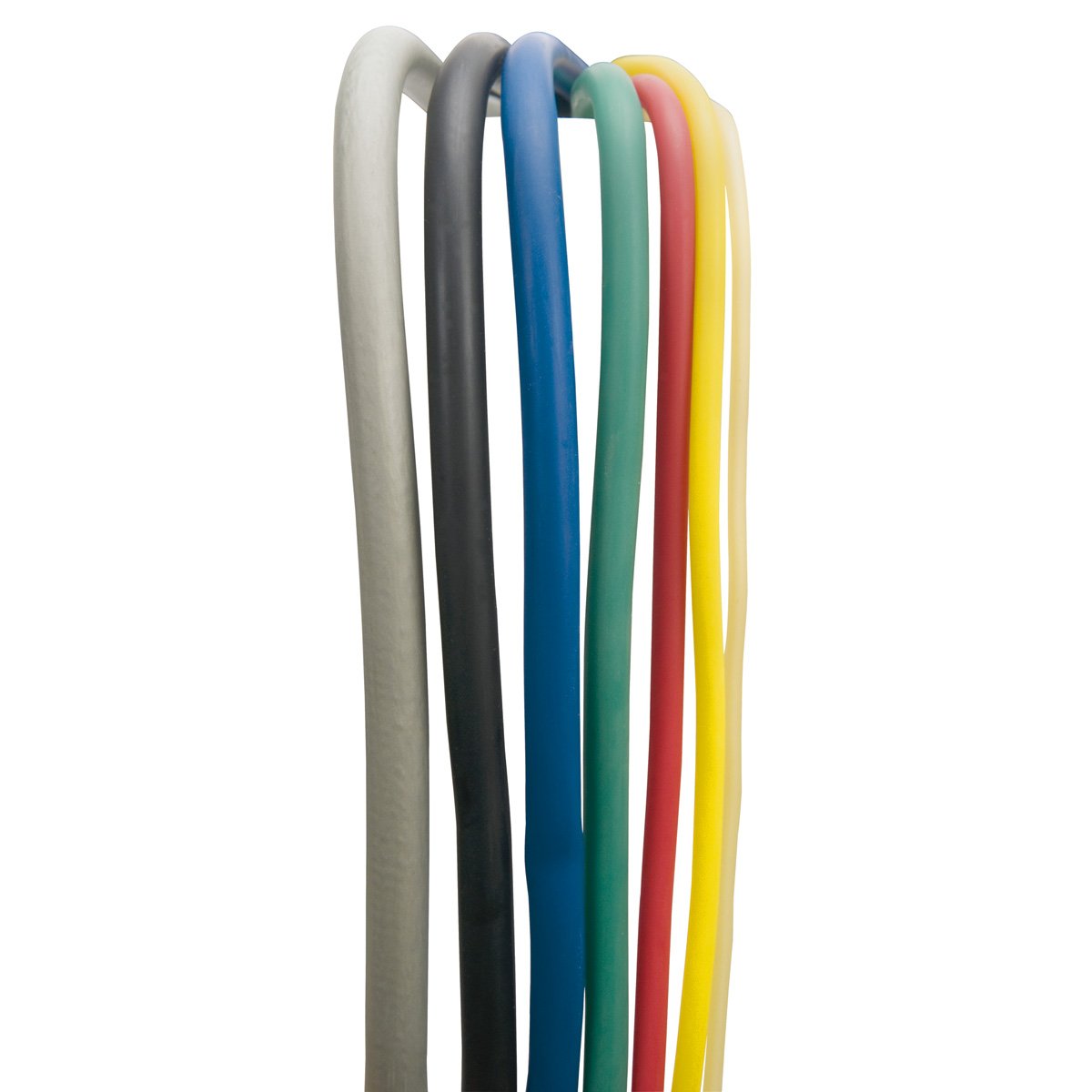 Cando 10-5723 Green Latex-Free Exercise Tubing, Medium Resistance, 100' Length