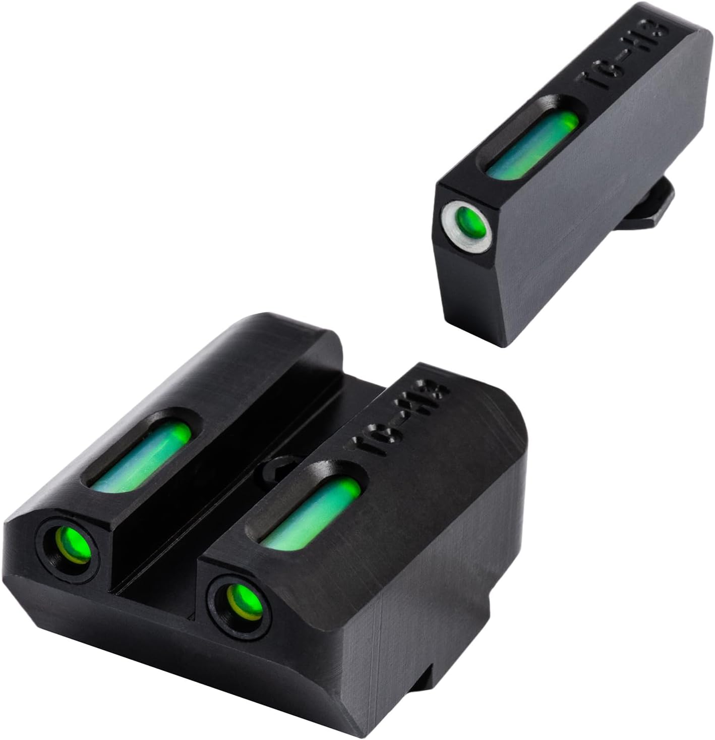 TRUGLO TFX Handgun Sight | Durable Shock-Resistant Compact Brightly Glowing Tritium & Fiber-Optic Xtreme Day/Night Sight for Handguns