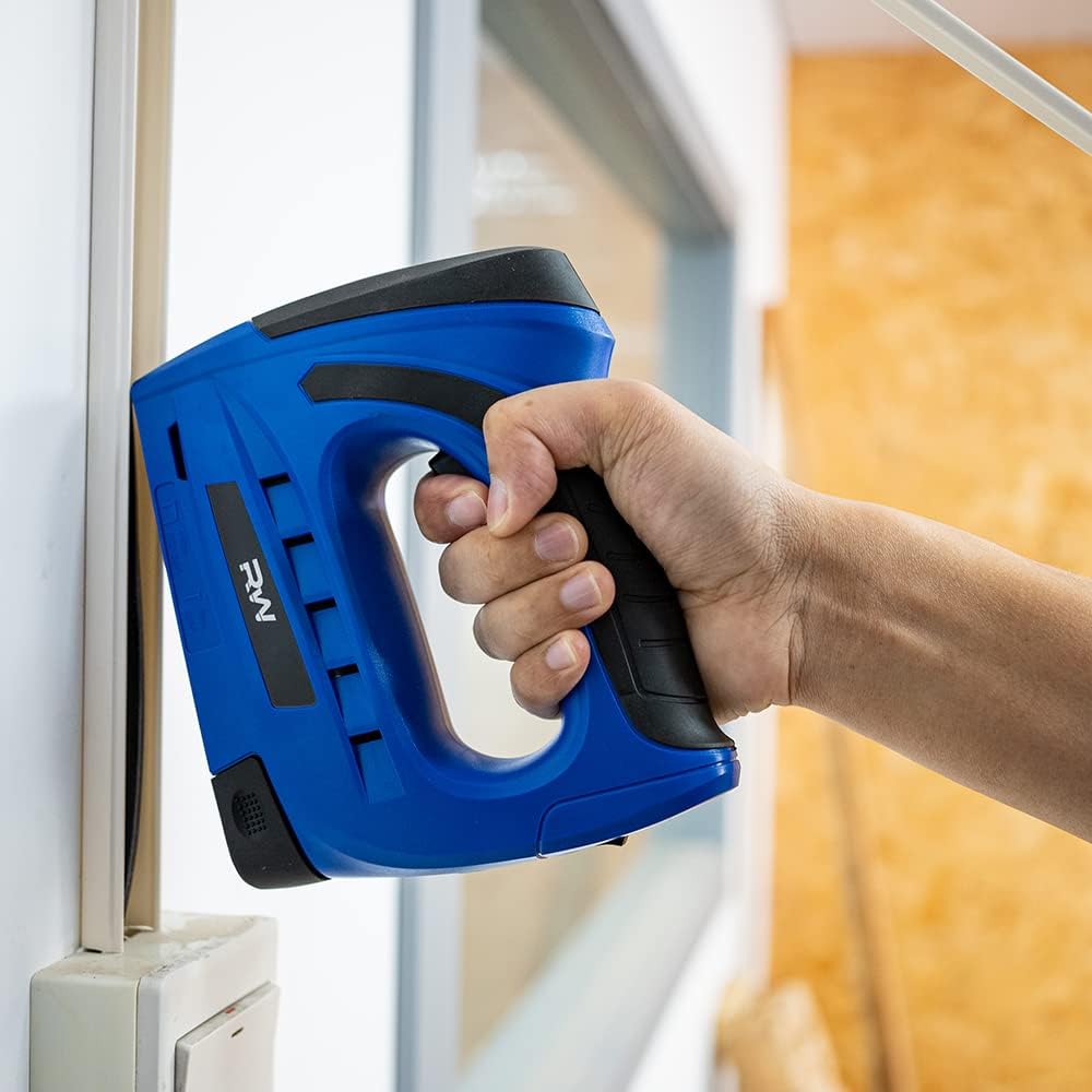 RealWork 4V Cordless 3/8" Crown Staple Gun
