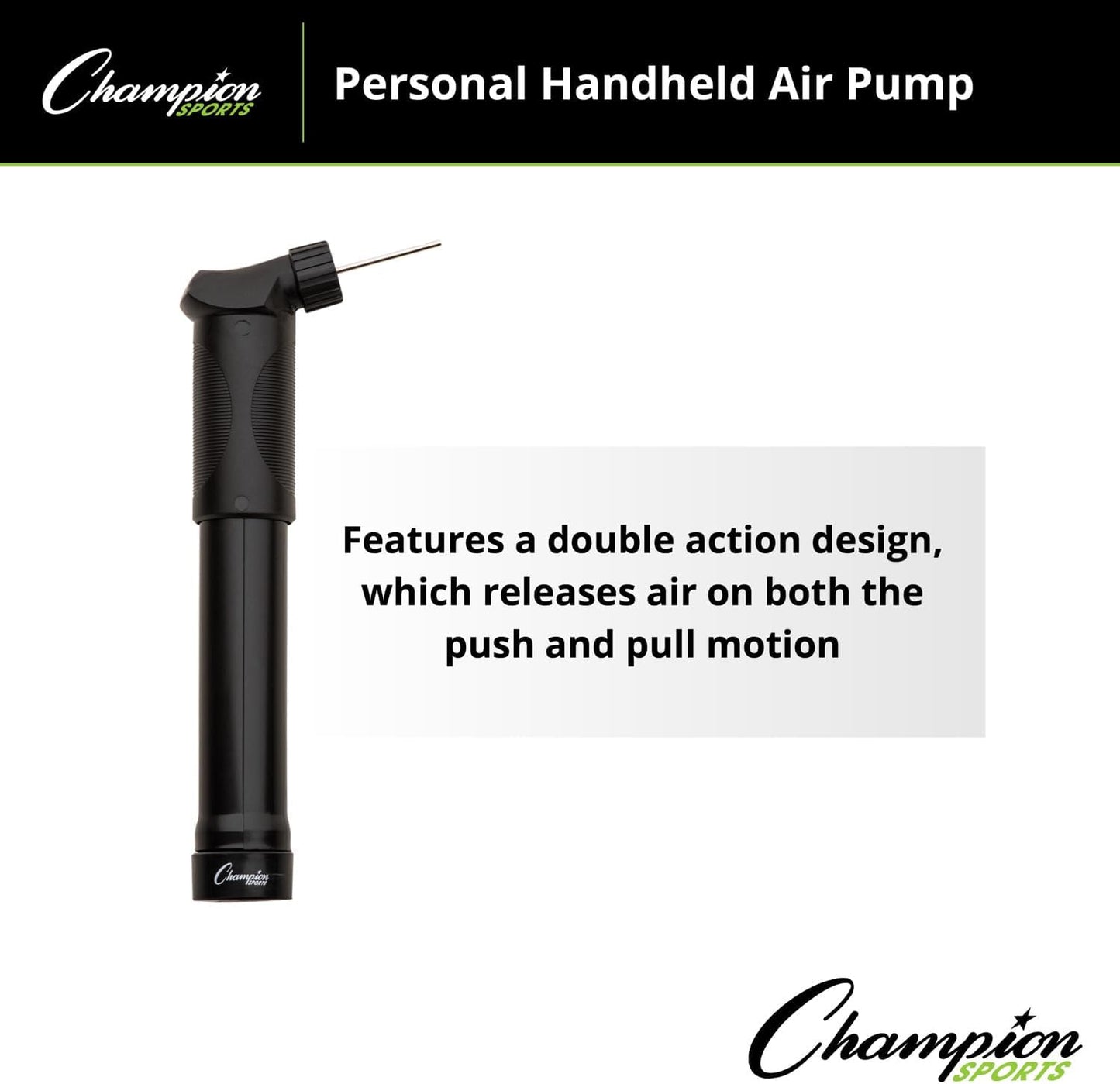 Champion Sports Personal Hand Air Pump